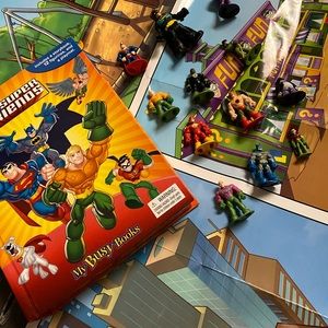 Super Friends Nook, 12 figurines paper playmate